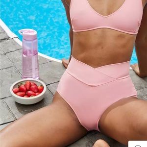 AERIE Bikini top + bottom (size L)